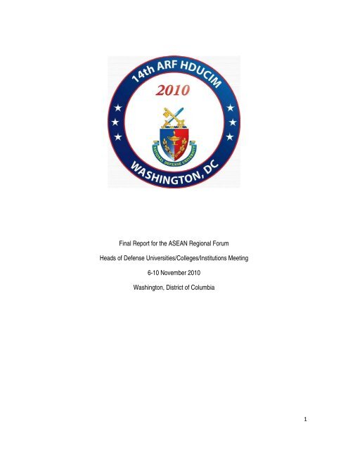 Chairman Report 14th ARF HDUCIM.pdf - ASEAN Regional Forum