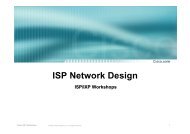 1 - ISP Network Design - (ISOC) Workshop Resource Centre