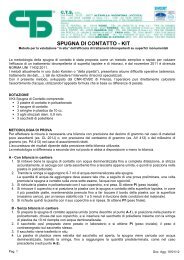 SPUGNA DI CONTATTO - KIT