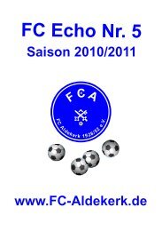 FC Echo Ausgabe 05_2011_28 seiten.cdr - FC Aldekerk 28/52 eV