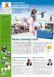 Mainz bewegt sich! - Tanzschule Frank