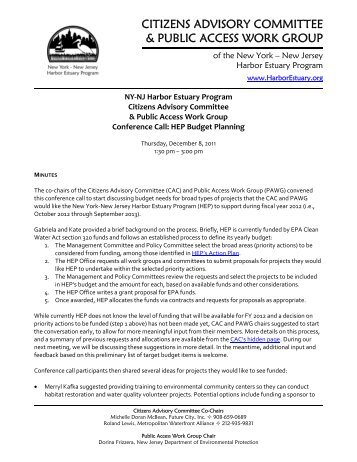 cac-pawg-11dec8 .pdf - New York-New Jersey Harbor Estuary ...