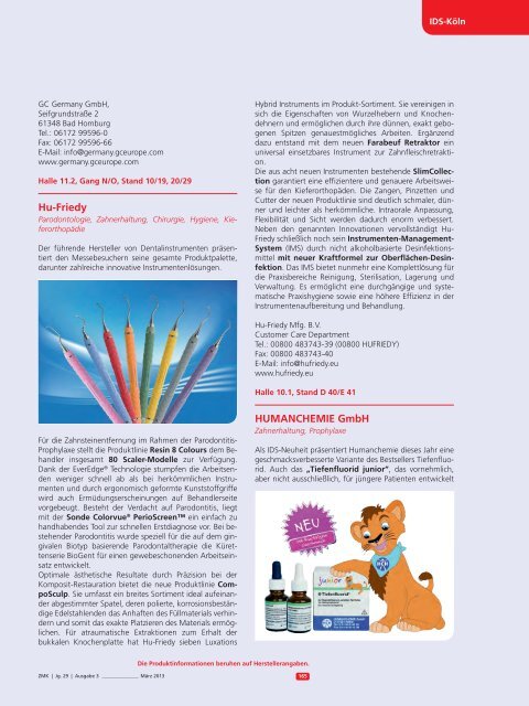 Ausgabe 3/2013 - ZMK-Aktuell