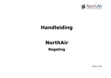 Handleiding NorthAir Regeling (v0.03) - Holland Ventilatie Groep