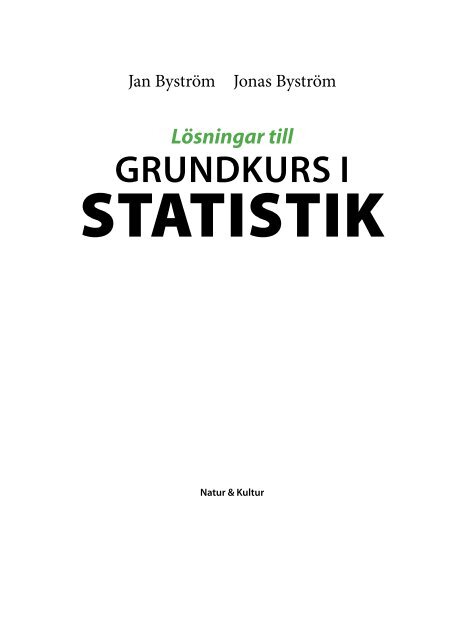 HÃ¤r - Natur och Kultur