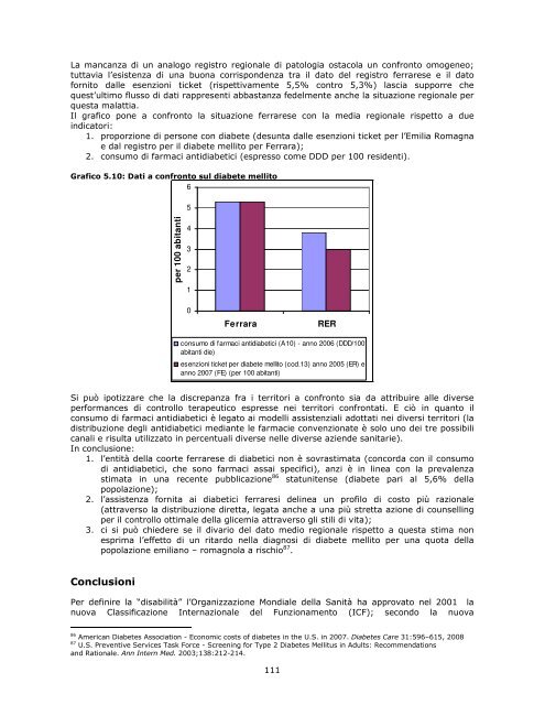 Profilo di comunitÃ  - Azienda USL di Ferrara