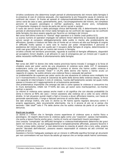 Profilo di comunitÃ  - Azienda USL di Ferrara