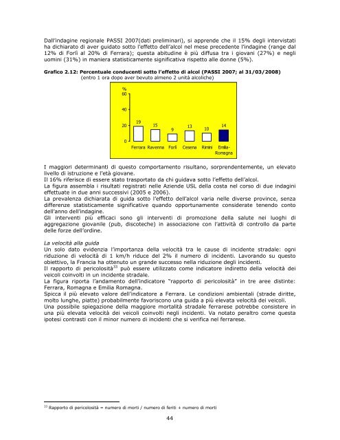 Profilo di comunitÃ  - Azienda USL di Ferrara