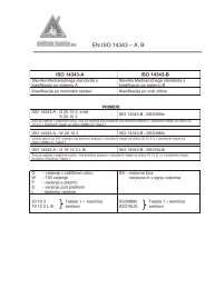 Razlaga standarda EN ISO 14343-A,B