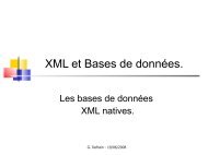 Les bases de donnÃ©es XML libres - FIL