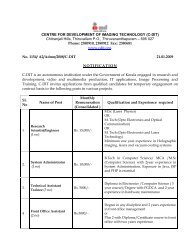 Centre for Development of Imaging Technology (C-DIT)