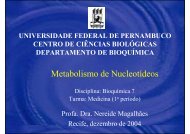 Metabolismo de NucleotÃÂdeos
