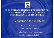 Metabolismo de NucleotÃƒÂ­deos