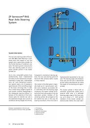 ZF ServocomÃ‚Â® RAS Rear Axle Steering System - ZF Lenksysteme
