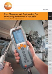 Testo 335 Portable Flue Gas Analyzer Catalog ... - RAECO Rents