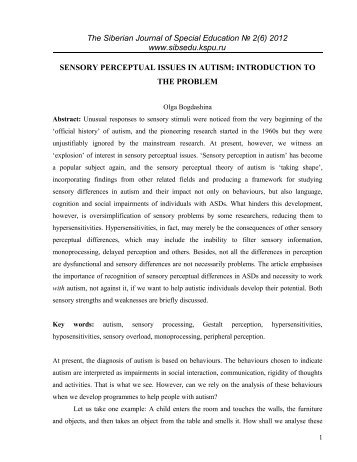 an introduction to the issue of autism Introduction to the april 2015 issue of the ama journal of ethics on ethical questions in the diagnosis and treatment of autism the ama journal of ethics is a. an introduction to the issue of autism Introduction to the april 2015 issue of the ama journal of ethics on ethical questions in the diagnosis and treatment of autism the ama journal of ethics is a.