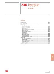 Logic Relays and Display System CL Range