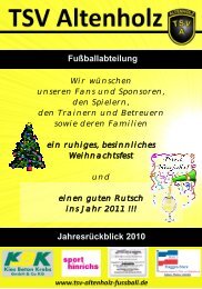 Heft zum Jahresrückblick 2010 - Marco Kuhlmann