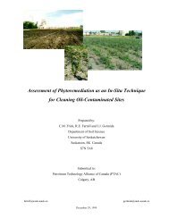 Assessment of Phytoremediation as an In-Situ Technique