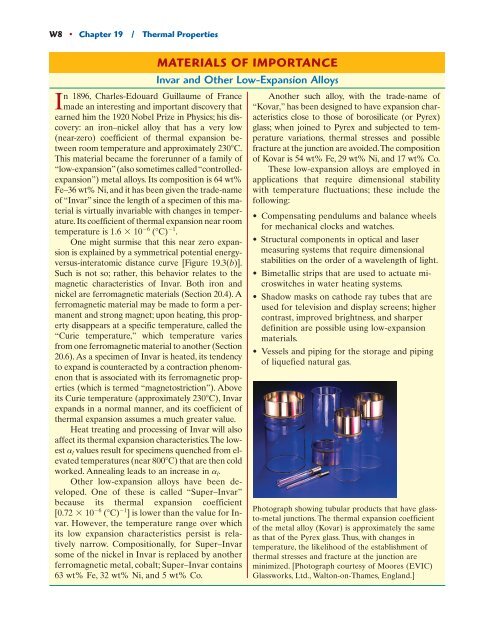 Chapter 19 Thermal Properties