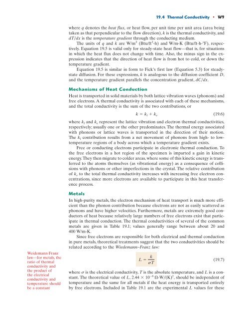 Chapter 19 Thermal Properties