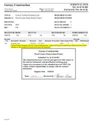 002 Vertical Turbine Pump Submittal - Garney Construction