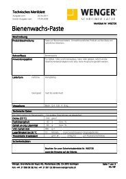 Bienenwachs-Paste W02730 deutsch - FEYCO COATINGS