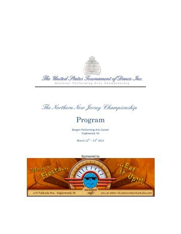 The Northern New Jersey Championship Program - United States ...