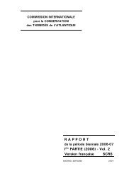 RAPPORT IÃ¨re PARTIE (2006) - Vol. 2 Version franÃ§aise SCRS - Iccat