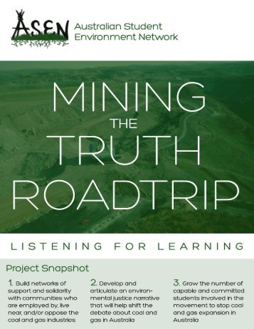 Mining The Truth Roadtrip Prospectus - Australian Student ...