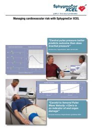 SphygmoCor XCEL Brochure - AtCor Medical