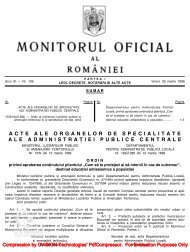 ACTE ALE ORGANELOR DE SPECIALITATE ALE ADMINISTRAfiIEI ...