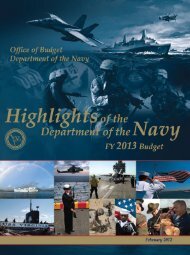 Budget Highlights Book - DON FM&C Website - U.S. Navy