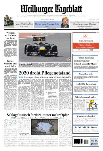 2030 droht Pflegenotstand - ePaper - Mittelhessen.de