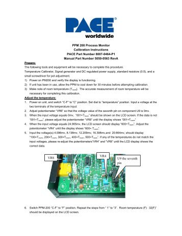 5050-0563 PM200 cal RevA .pdf - PACE Worldwide