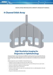 4-Channel Orbit-Array - NORAS MRI products GmbH