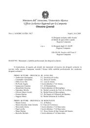 Prot. n. 9827 - Ufficio scolastico regionale per la Campania