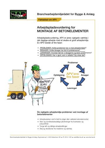 APV-skema for montage af betonelementer - BAR Bygge & AnlÃ¦g