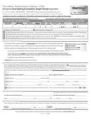 Duct Sealing & Insulation Application (pdf) - ThermWise