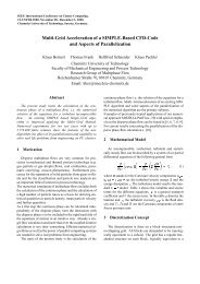 Multi-Grid Acceleration of a SIMPLE-Based CFD-Code ... - Th. Frank