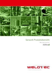 Sensorik ProduktÃƒÂ¼bersicht - Welotec GmbH