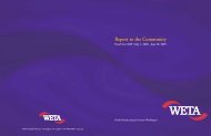 FY 2009 Report to the Community (3MB PDF) - WETA