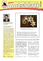 Amtsblatt Dezember 2003 - Gemeinde Eberstalzell