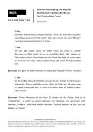wdr 3 lebenszeichen