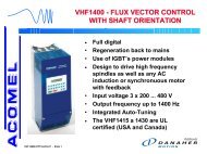 vhf1400 - flux vector control with shaft orientation - BIBUS SK, sro