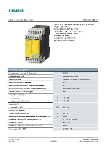 Product data sheet 3TK2826-1BB40 - TracePartsOnline.net