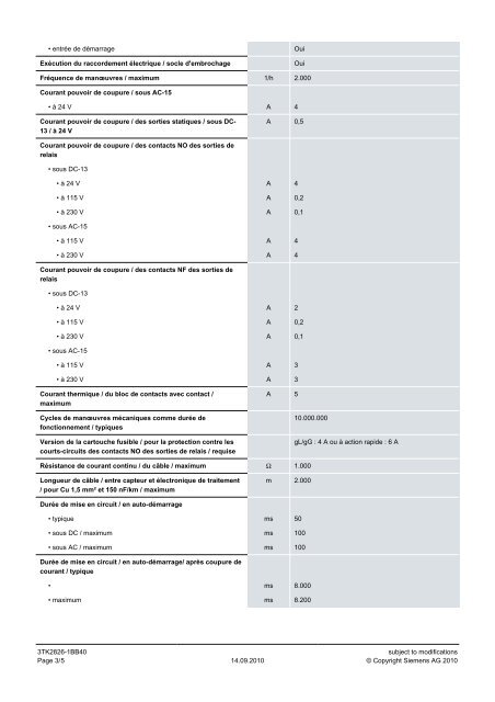 Product data sheet 3TK2826-1BB40 - TracePartsOnline.net