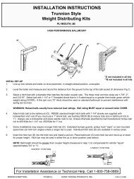 Reese Hitch Install Instructions - Michigan Truck Spring