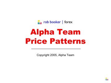 Alpha Team Price Patterns - Rob Booker