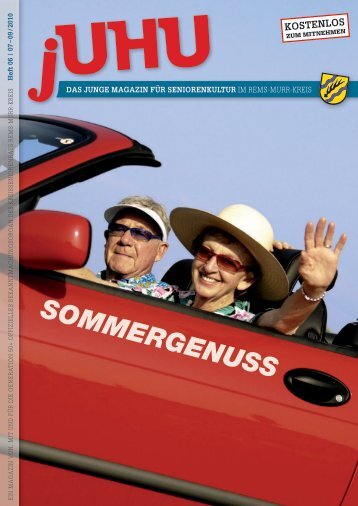 Wir schließen an - jUHU – das junge Magazin für Seniorenkultur